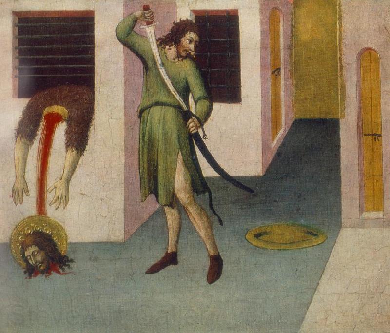 SANO di Pietro Beheading of St John the Baptist agf Norge oil painting art